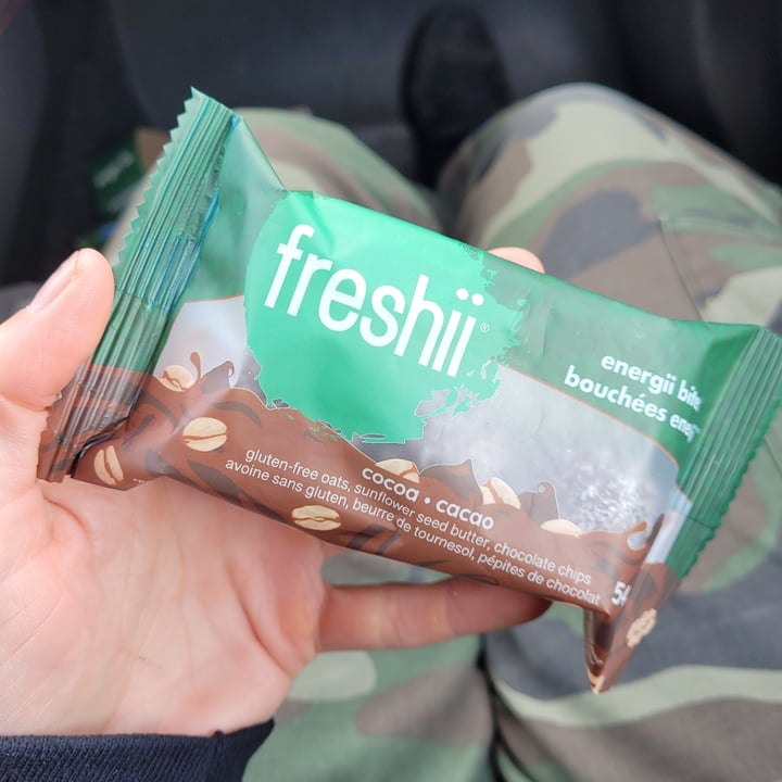 photo of ONroute King City Freshii Cocoa Energii Bites shared by @metalmel666 on  15 Apr 2024 - review