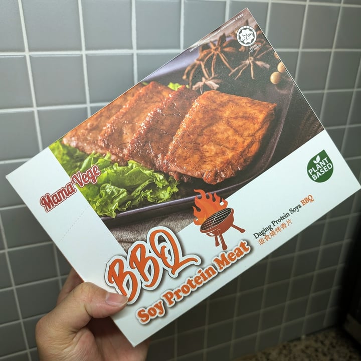 photo of Mama Vege BBQ soy protein meat shared by @stevenneoh on  09 Oct 2025 - review