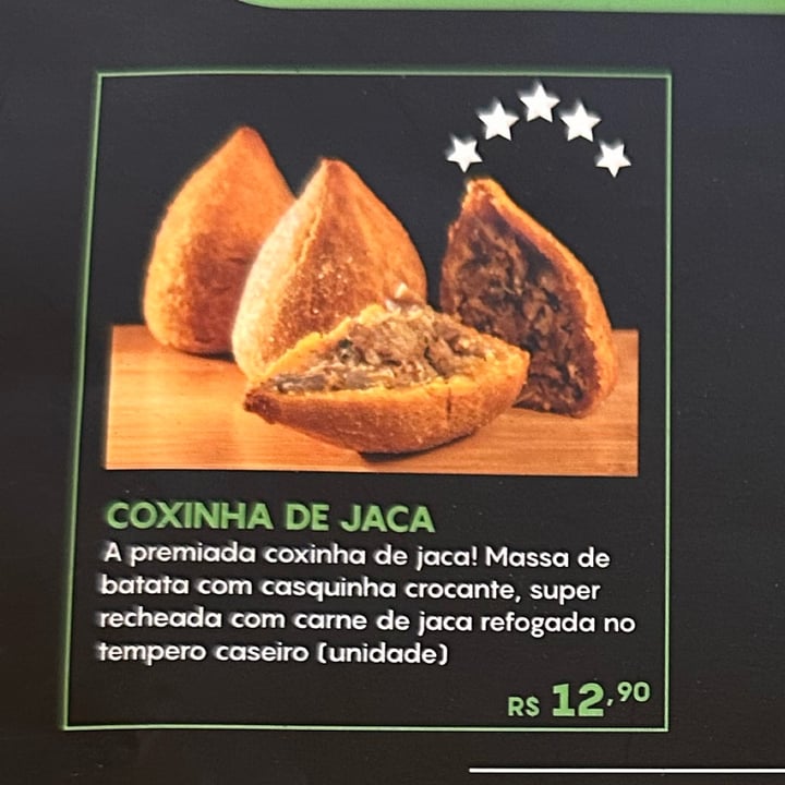 photo of Açougue Vegano coxinha de jaca shared by @marianelanacif on  13 Nov 2024 - review