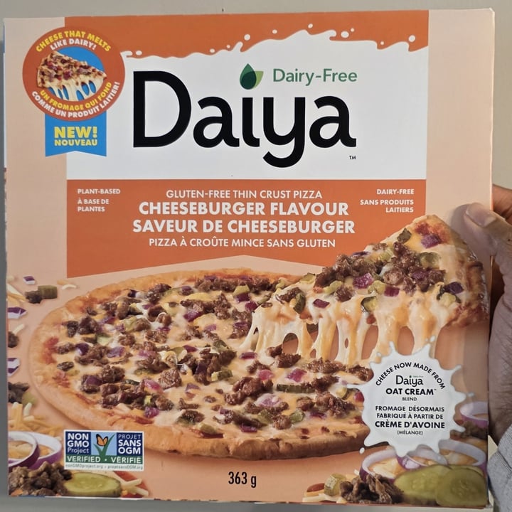 photo of Daiya Cheeseburger Flavour Gluten-free Thin Crust Pizza shared by @theveglife on  04 Sep 2025 - review