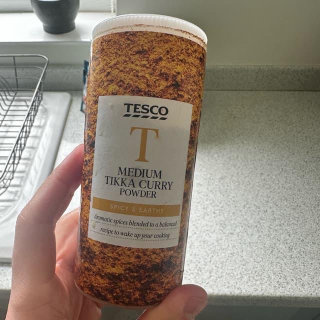 Tesco Medium Tikka Curry Powder from Tesco Vegan Product Reviews