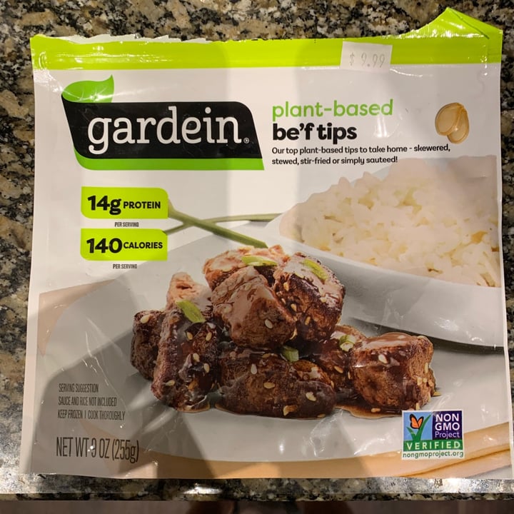 photo of Gardein Be'f tips shared by @malcolmcg on  21 Nov 2024 - review