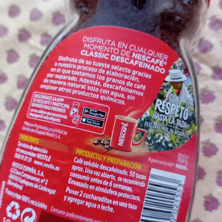 photo of Nescafe classic café descafeinado shared by @berengueremy on  15 Oct 2023 - review