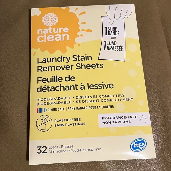 Nature Clean Laundry Stain Remover Sheets Review abillion