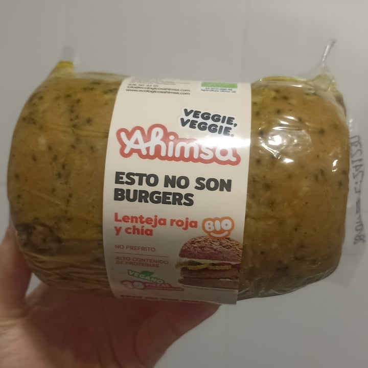 photo of Ahimsa esto no son burgers de lenteja roja y chia shared by @leiremarcs on  12 Apr 2025 - review
