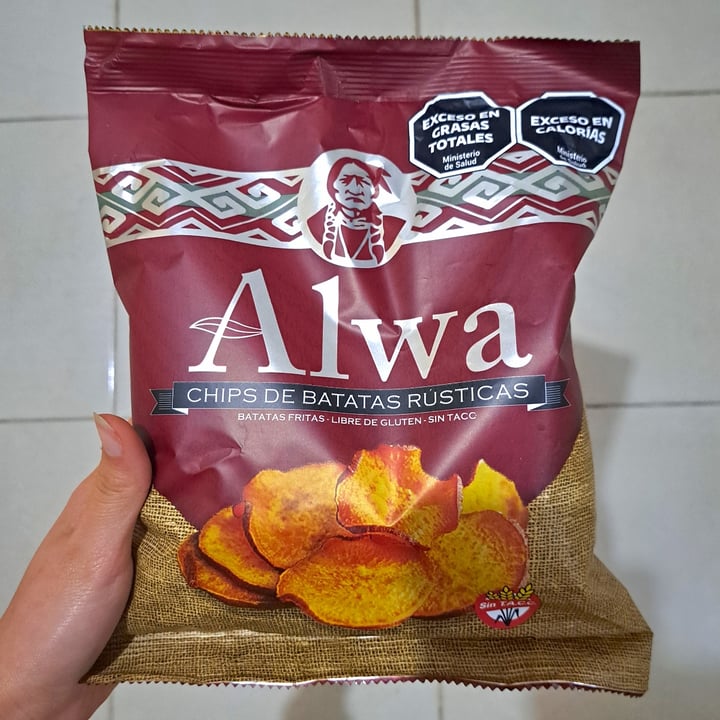 photo of Alwa Chips de batatas rústicas shared by @meliiac on  01 Jan 2025 - review