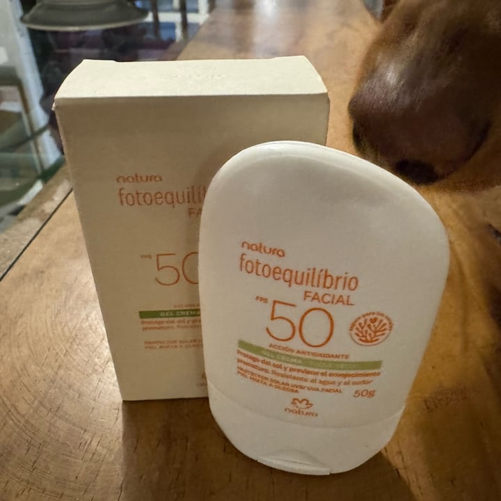 photo of Natura Fotoequilibrio Facial Gel Crema Protectora FPS 50 shared by @maumamu on  06 Apr 2024 - review