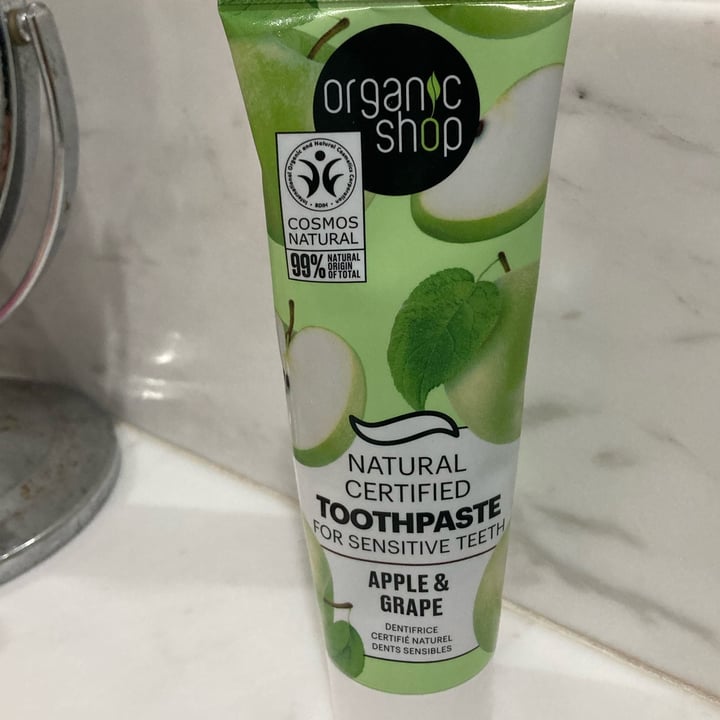 photo of Organic shop Apple and Grape Toothpaste shared by @nandop on  12 Dec 2024 - review