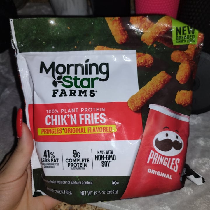 photo of MorningStar Farms Chik'n Fries Pringles Original Flavored shared by @alyssaa on  22 Aug 2023 - review