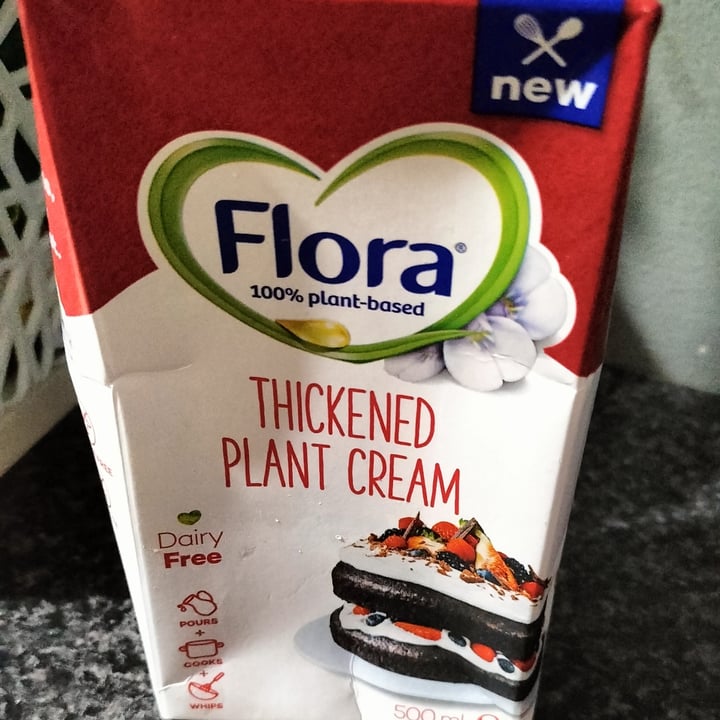 photo of Flora Thickened Plant Cream shared by @helenevegan on  31 Mar 2024 - review