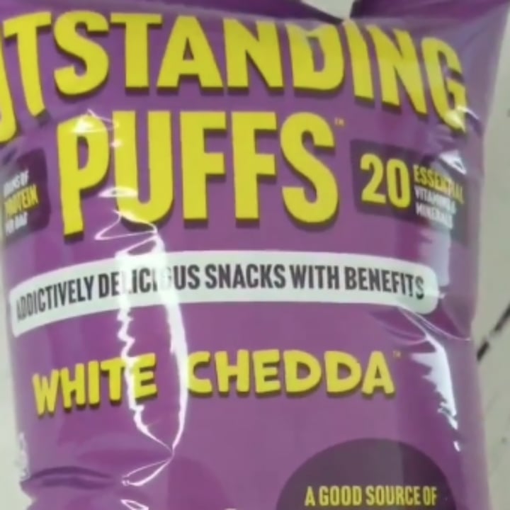 photo of Outstanding Foods White Chedda Puffs shared by @healthmylifestyle on  23 Feb 2024 - review