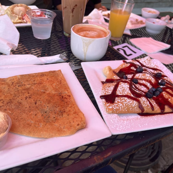 photo of Chez Elle Crêperie and Coffeehouse Vegan Crepe shared by @devouringveg on  07 Jun 2025 - review