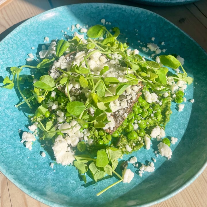photo of The Paddle in The Forest Smashed Minted Peas on Nut & Seed Loaf shared by @thelondonvegan on  30 Sep 2025 - review