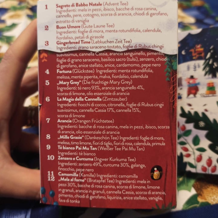 photo of Sonnentor Tisana dell'avvento calendario shared by @b3tty on  05 Dec 2024 - review