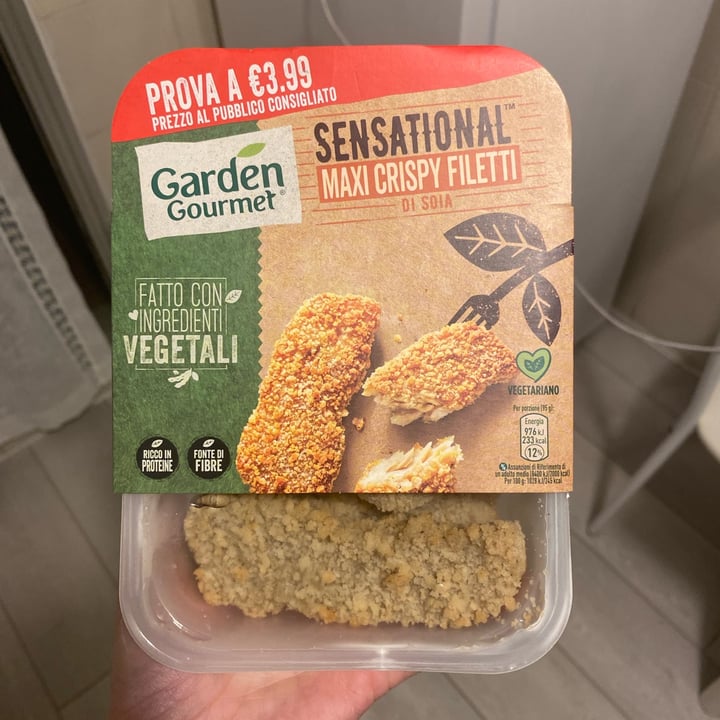 photo of Garden Gourmet sensational maxi crispy filetti soia shared by @giuliagermani on  10 Apr 2024 - review