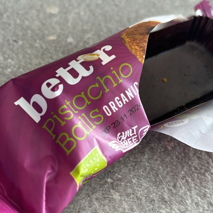 photo of Bett'r Pistachio balls shared by @francescaglad7 on  11 May 2024 - review