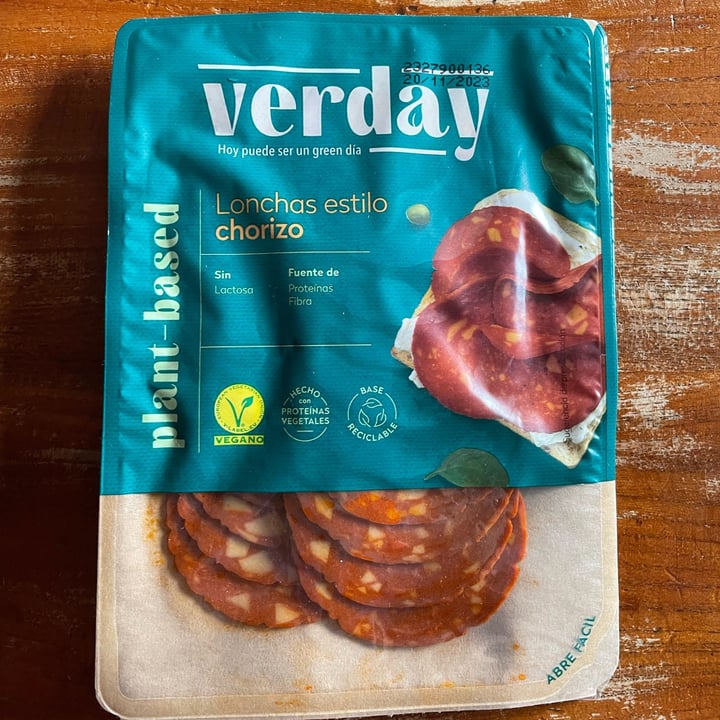 photo of Verday Lonchas estilo Chorizo shared by @pauladelriver on  29 Oct 2023 - review