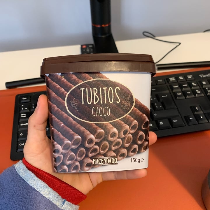 photo of Hacendado Tubitos Choco shared by @sechague on  03 Sep 2023 - review
