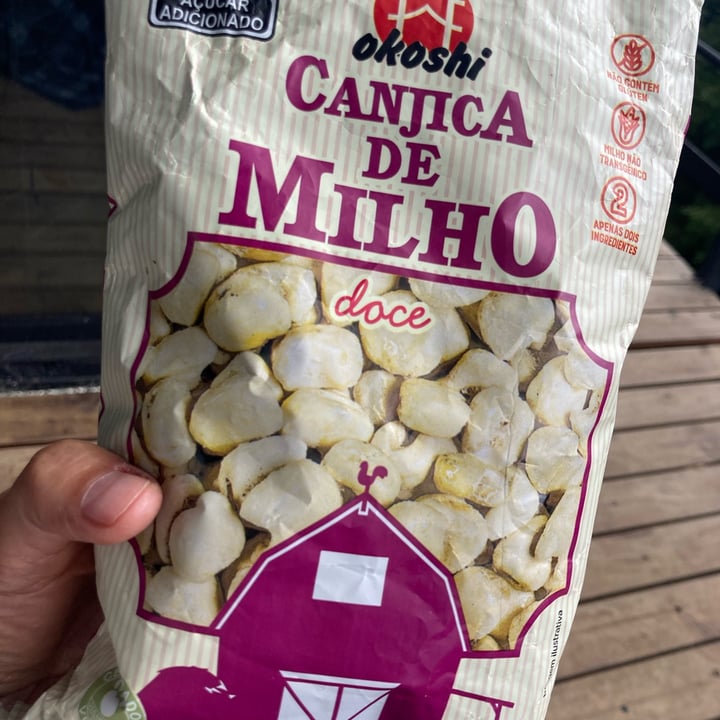 photo of Okoshi Canjica de milho doce shared by @lalyveg on  04 Apr 2025 - review