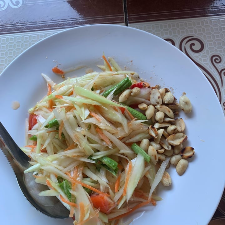 photo of Give Green Farm House Restaurant Papaya Salad shared by @minilamb on  10 Nov 2023 - review