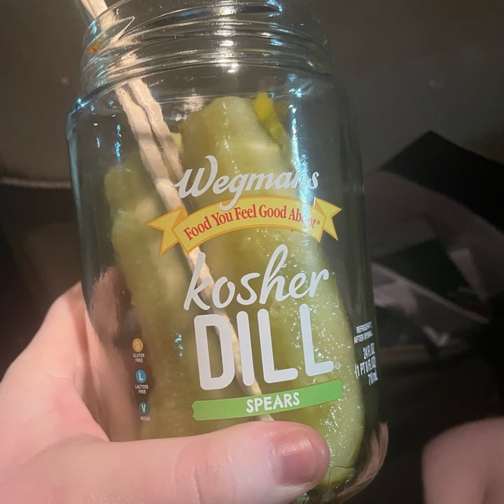 photo of Wegmans Kosher Dill Spears shared by @vextheworm on  25 Nov 2024 - review