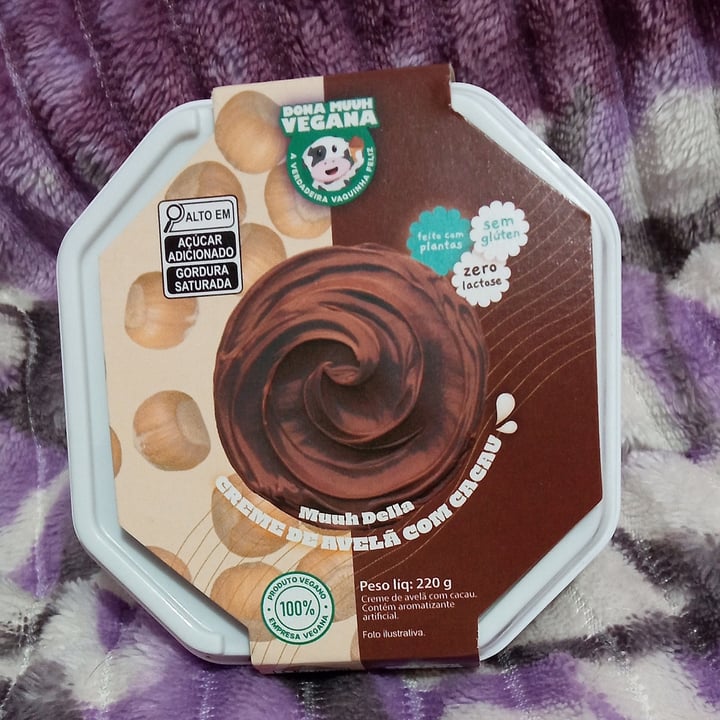 photo of Dona Muuh Vegan Muuh Della - Creme de Avelã com Cacau shared by @estrelaveg on  29 Jun 2025 - review