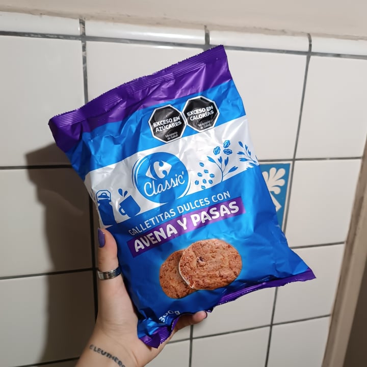 photo of Carrefour galletitas de avena y pasas shared by @dolceincubo on  07 Jan 2024 - review