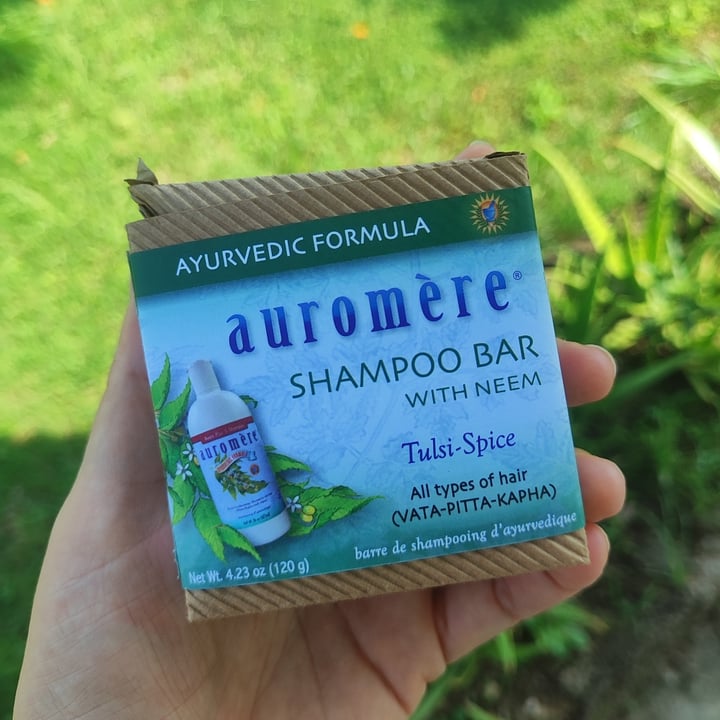 photo of Auromère Tulsi Spice Shampoo Bar with Neem shared by @littleredmushroom on  12 Oct 2025 - review