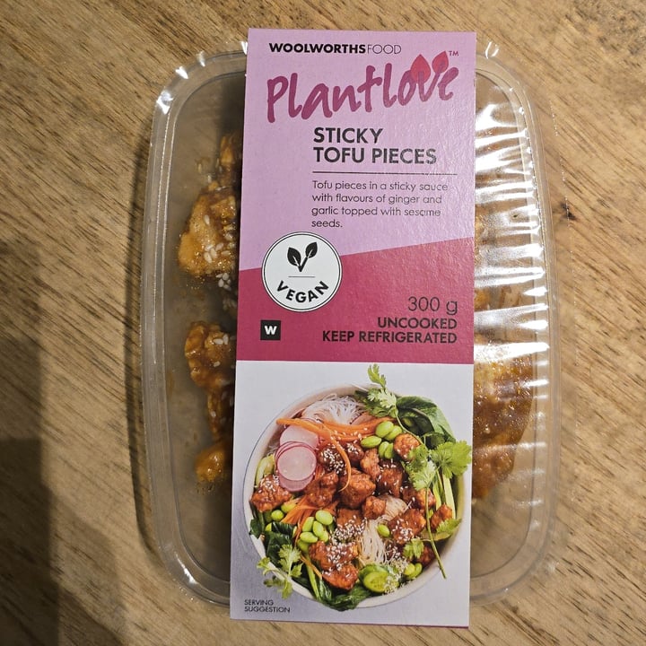 photo of Woolworths Plantlove Sticky Tofu Pieces shared by @christo on  19 Sep 2024 - review