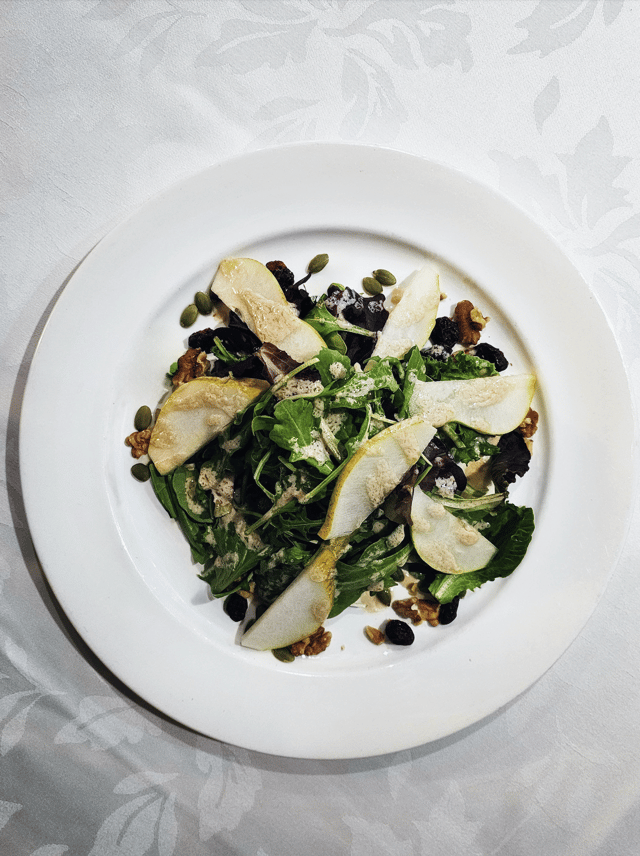 Photo of the dish “Arugula + Pear Salad”