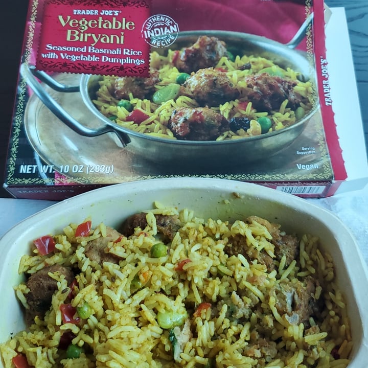 photo of Trader Joe's Vegetable Biryani shared by @eriluc on  21 Mar 2024 - review