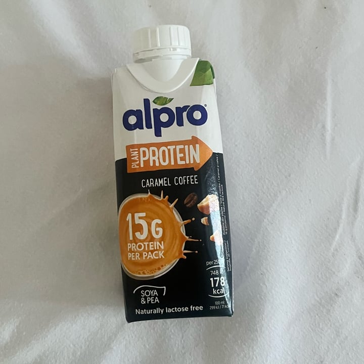 photo of Alpro 15g plant protein Caramel Café shared by @marinacarta on  29 Aug 2023 - review
