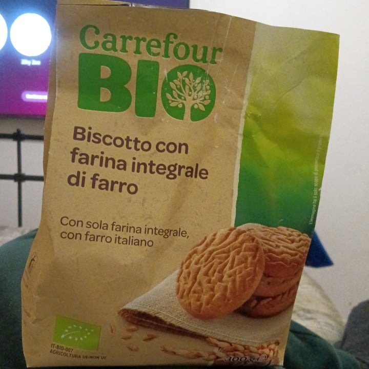 photo of Carrefour Bio Biscotto Con Farina Integrale Di farro shared by @marcelloveg on  28 Feb 2025 - review