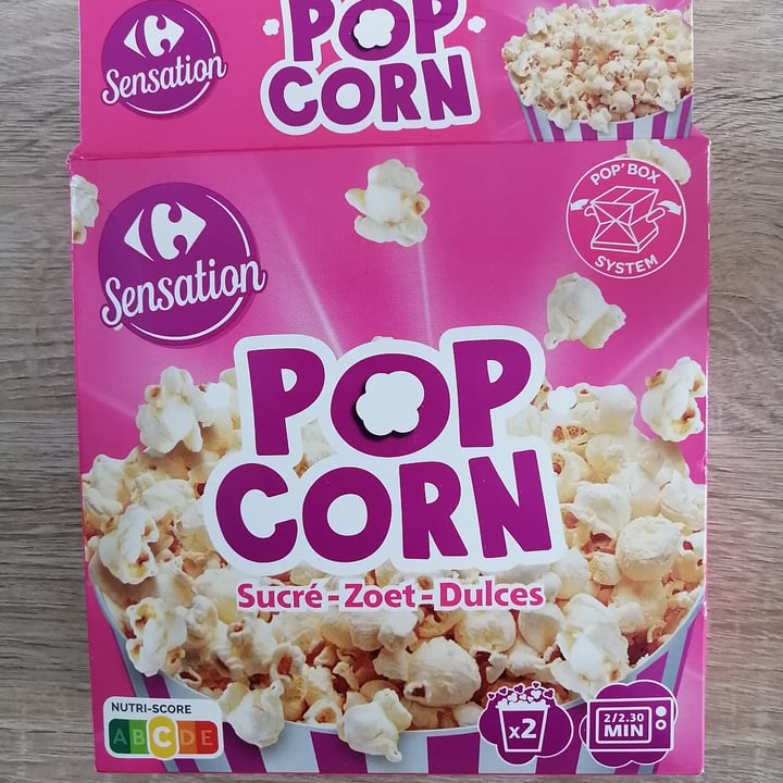 photo of Carrefour Sensation pop corn sucré shared by @pandapolaire on  27 Apr 2024 - review