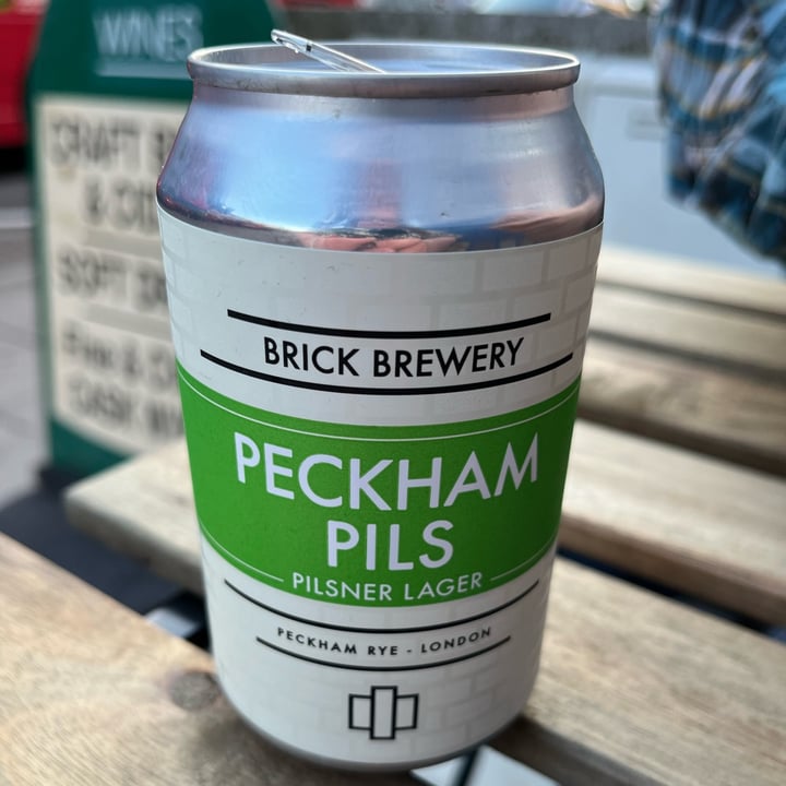 photo of Brick brewery Peckham Pils shared by @eilidhm on  01 May 2024 - review