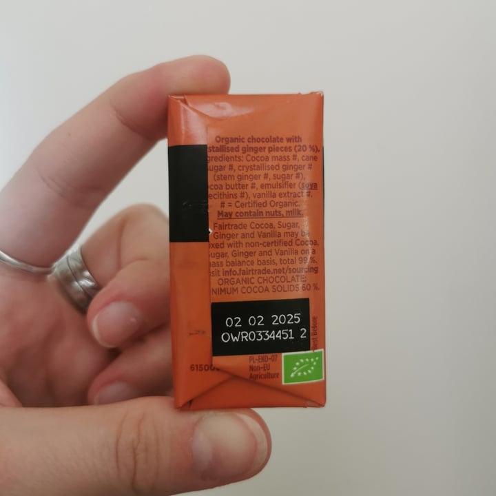 photo of Green & Black's Ginger 60% Cocoa shared by @arualtyrell on  22 Mar 2024 - review