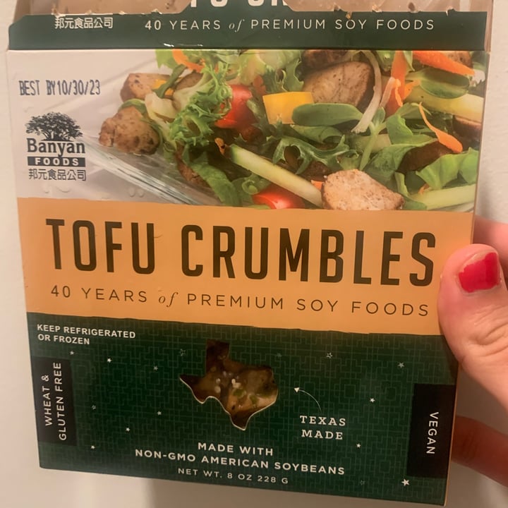 Banyan Foods Tofu Crumbles Review abillion