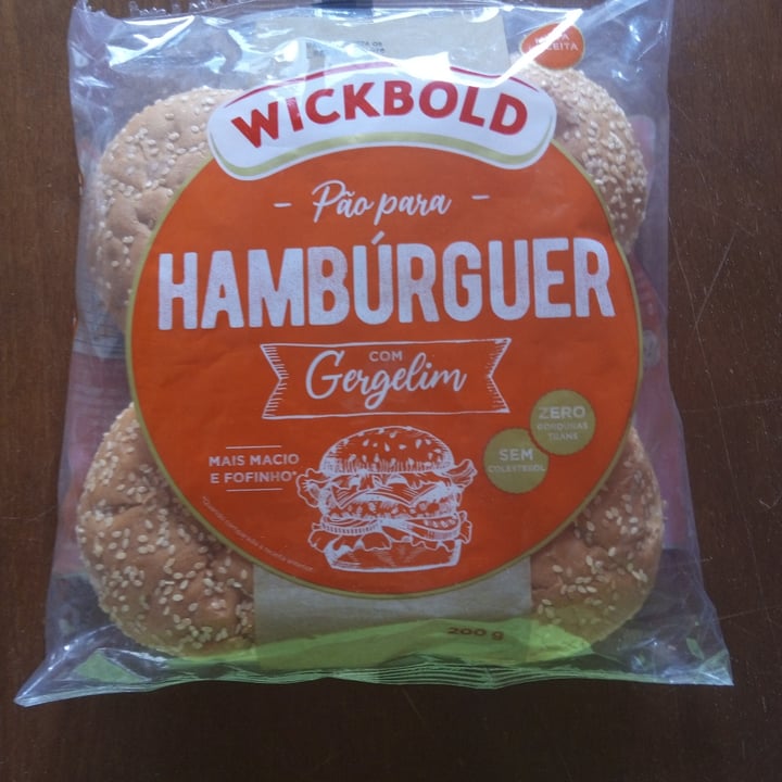 photo of Wickbold Pão para hambúrguer com gergelim shared by @distarvegan on  30 Apr 2024 - review