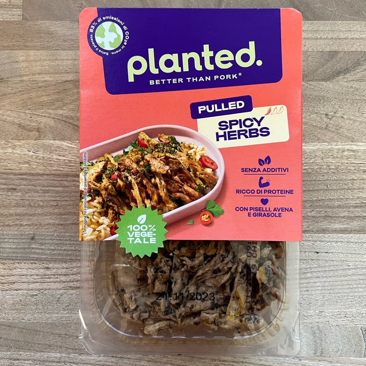 photo of Planted Pulled spicy herbs shared by @alessiof91 on  26 Nov 2023 - review