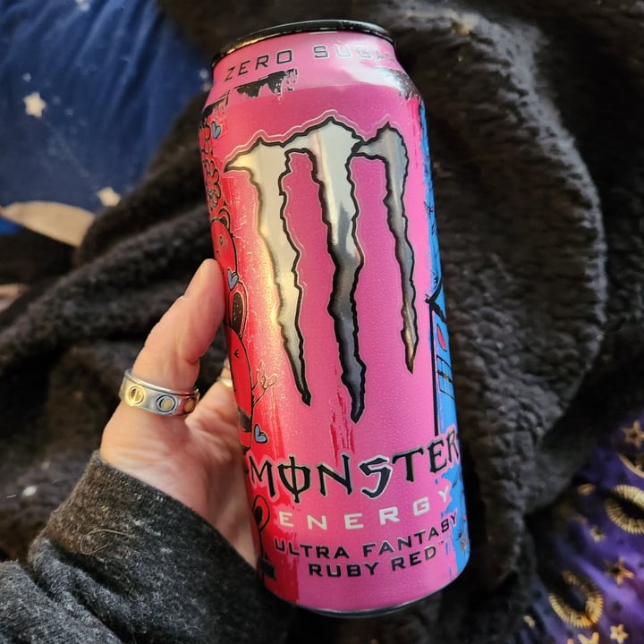 photo of Monster Energy Ultra Fantasy Ruby Red shared by @theveganwitch13 on  18 Mar 2024 - review
