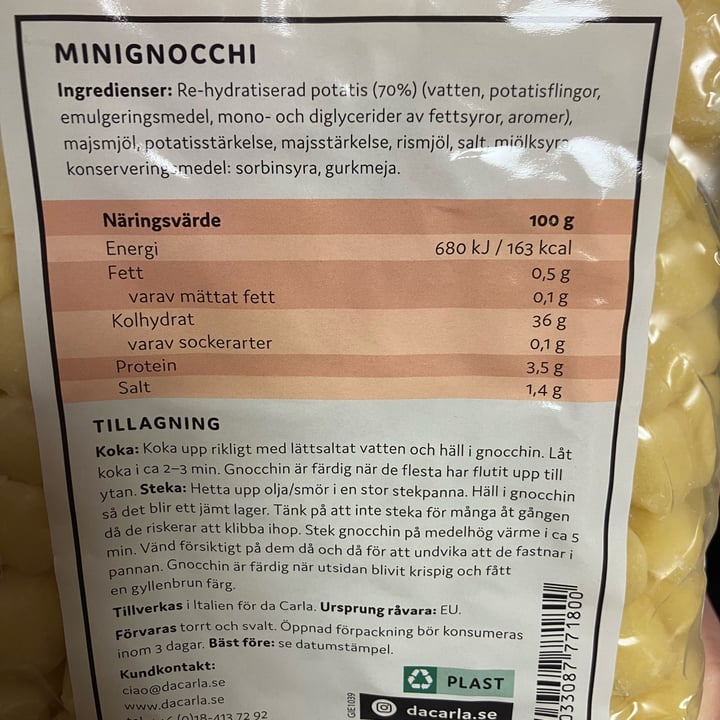 photo of Da carla mini gnocchi shared by @lucciola on  12 Oct 2025 - review