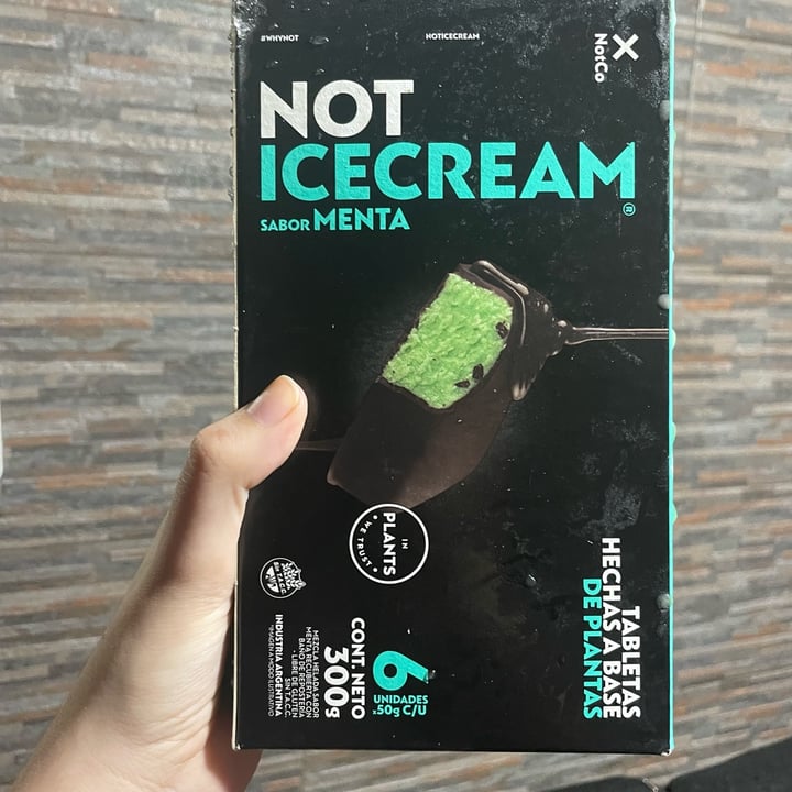 photo of NotCo not ice cream menta shared by @natiorellana on  16 Feb 2024 - review