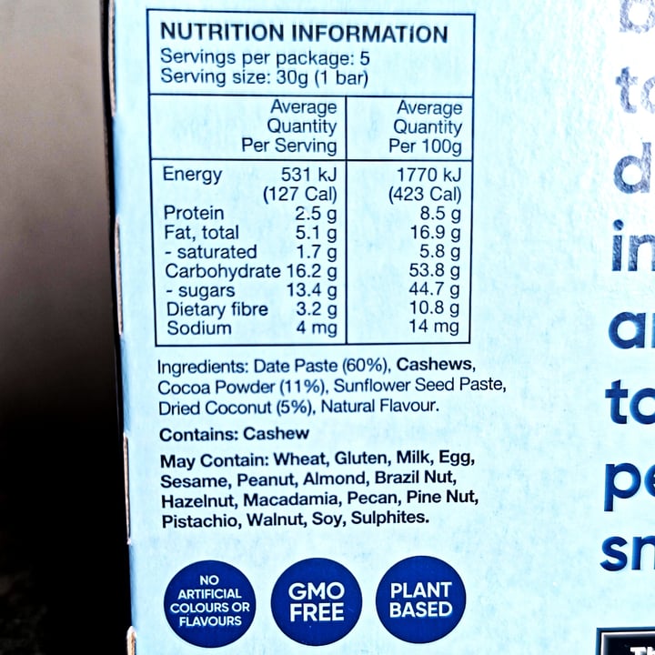 photo of Tasti Made Simple Lamington Cold Pressed Fruit & Nut Bar shared by @torero on  12 Jul 2025 - review