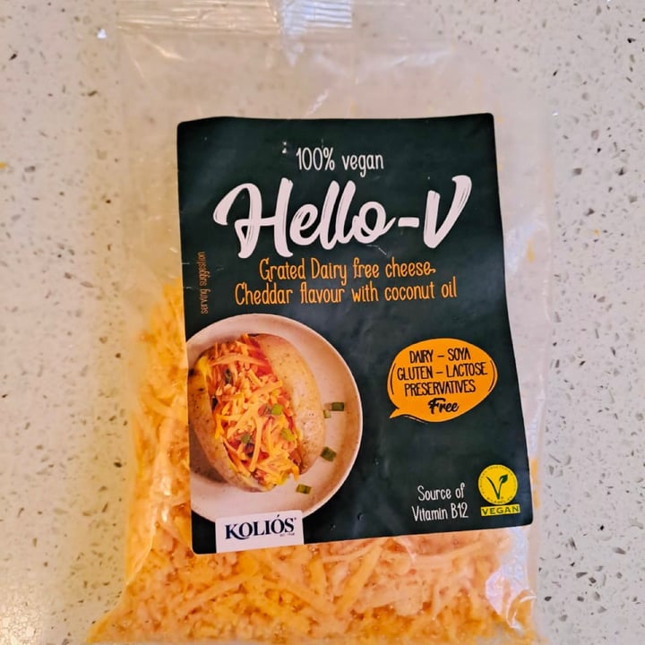 photo of Hello-V Grated dairy Free Cheese Cheddar shared by @reshmikhan on  24 Sep 2023 - review