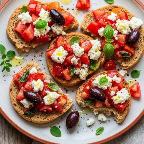Easy & Authentic Dairy-free Vegan Cretan Dakos With Tofu Feta