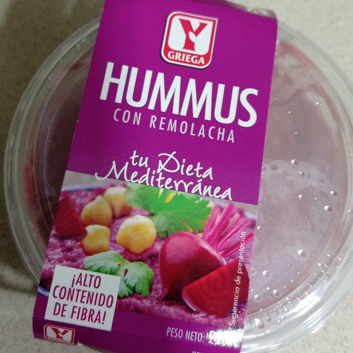 photo of Y Griega Hummus con Remolacha 220g shared by @isabeletta on  17 Aug 2023 - review
