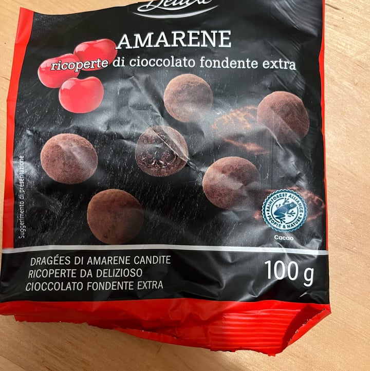 photo of Lidl Deluxe Amarene Ricoperte Di Cioccolato Fondente shared by @linda0597 on  18 May 2025 - review