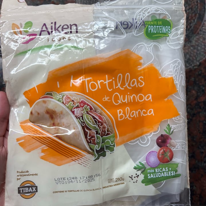 photo of Aiken Tortilla De Quinoa Blanca shared by @vegandann on  05 Oct 2025 - review