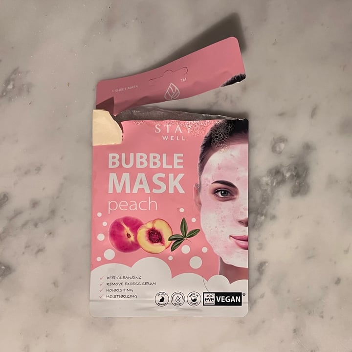 photo of Stay well Peach Mask shared by @theveggienotebook on  21 Dec 2024 - review