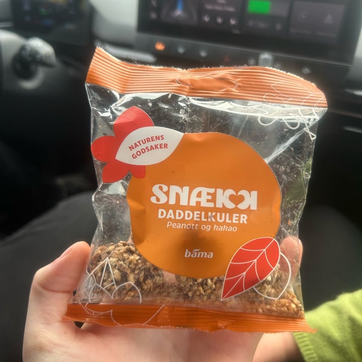photo of Bama Snækk Dadelkuler (Peanott og kakao) shared by @helena12345 on  08 Oct 2025 - review